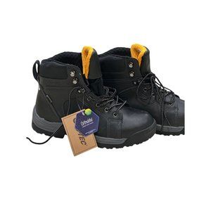 Mens Hi-Tec Black Work Boots Lace up Brand New with tag Size 10